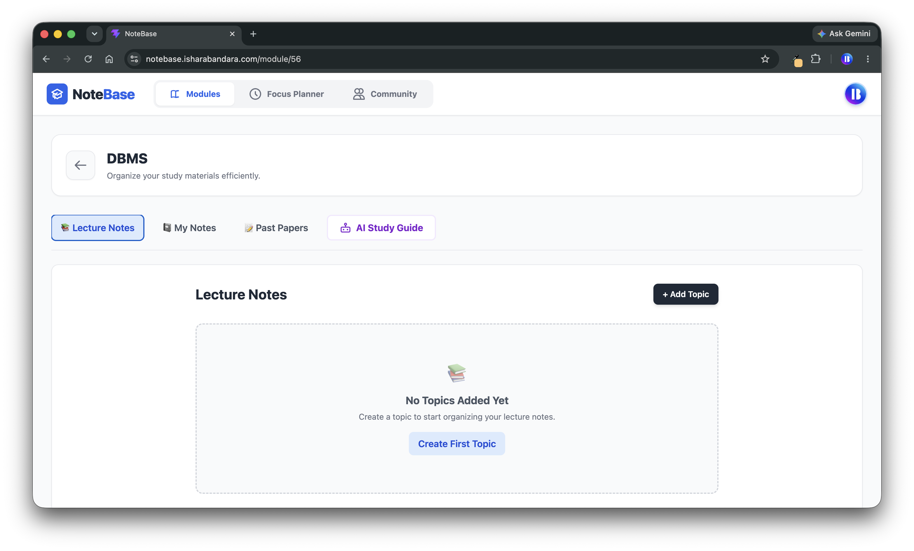 NoteBase - Frontend App Gallery Visual 3